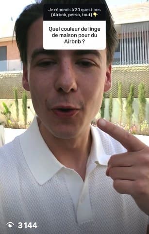 Guillaume Pidault en vidéo : quelle couleur de linge pour son Airbnb ?